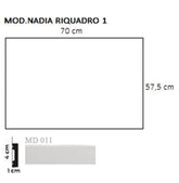 RIQUADRO BOISERIE CREARTIVE NADIA CONFEZIONE